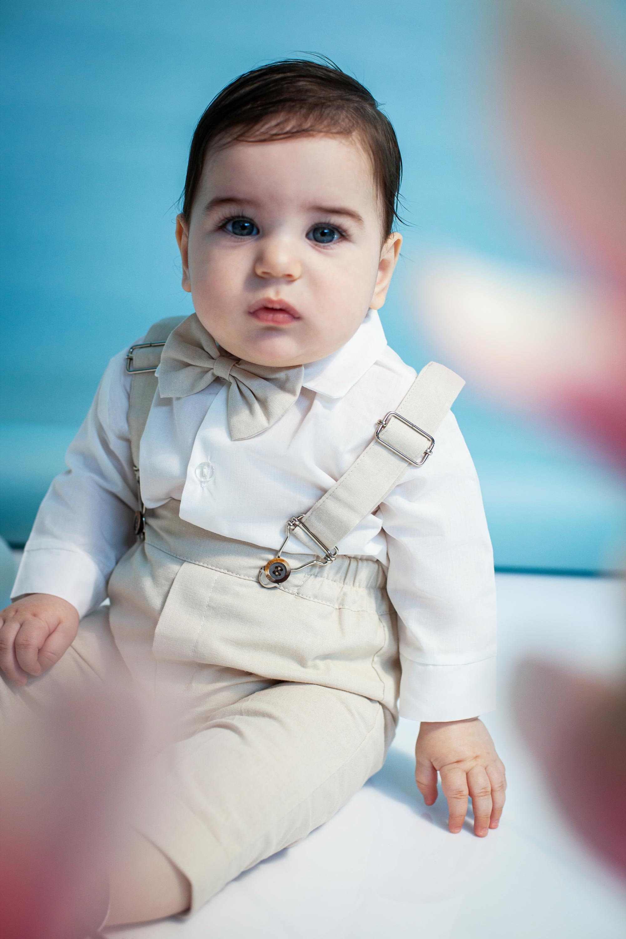 Baby Boy 5 Piece Suit Baptism Boy Suit Christening Boy Etsy