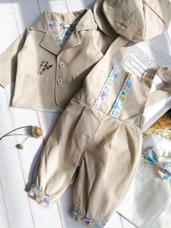 combinaison bapteme bebe garcon