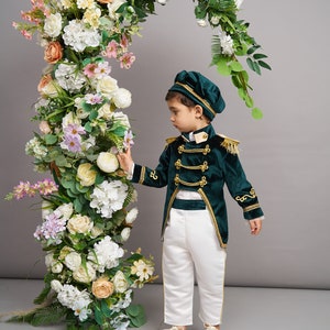 Déguisement de prince charmant, tenue premier anniversaire pour garçon, soirée costumée, déguisement de roi pour bébé, premier anniversaire, tenue de prince royal image 3