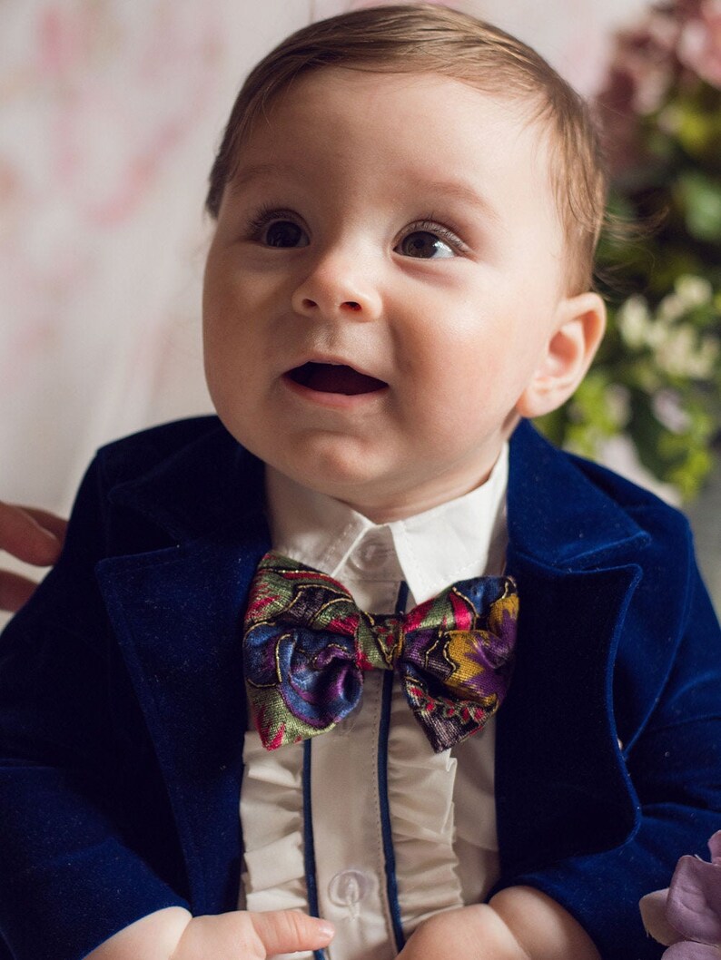 Ralph Suit in Blue Velvet Baby First Suit Wedding Boy Suit Etsy Australia