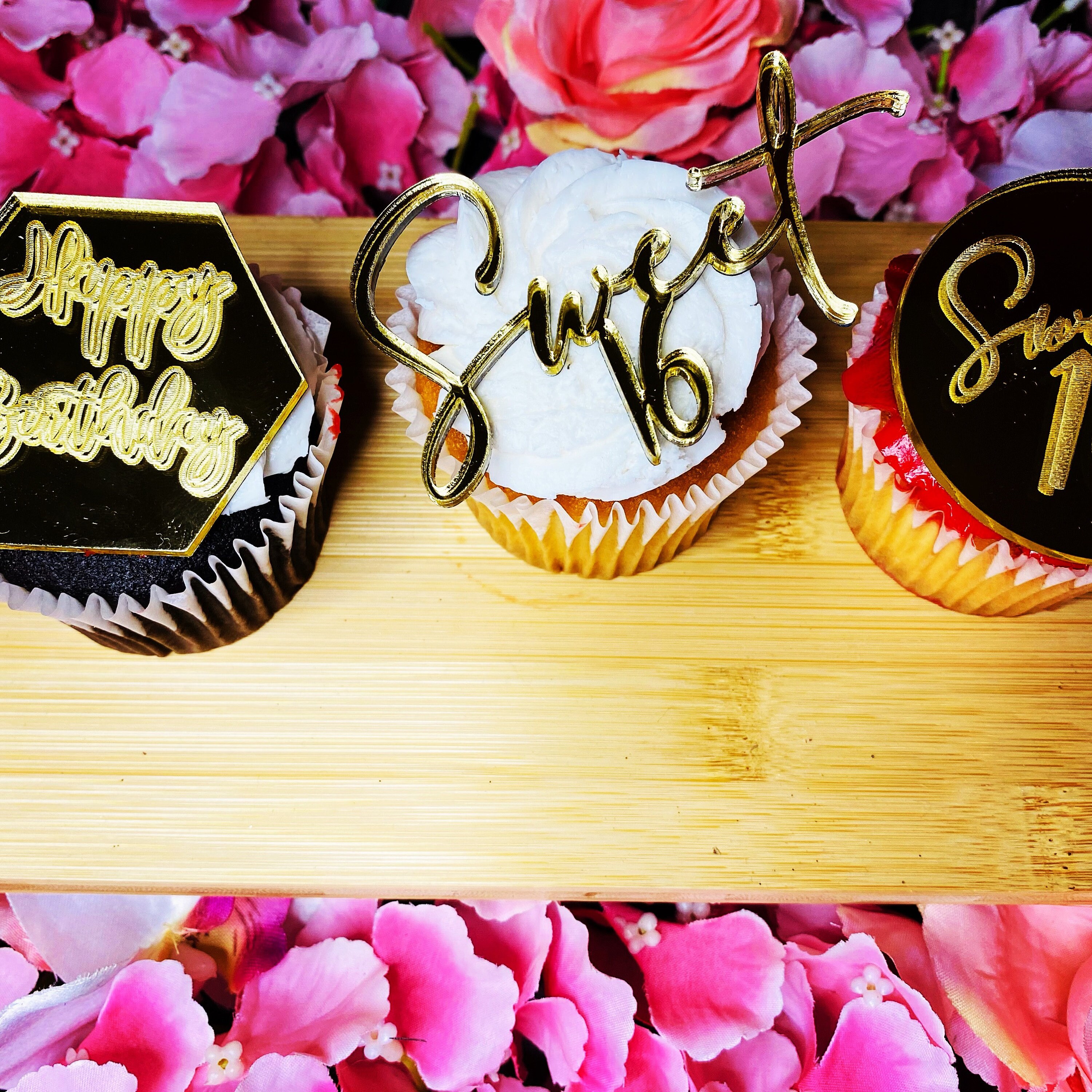 CUSTOM Cupcake Toppers/ Name Cupcake Topper/ Acrylic Cupcake Etsy UK