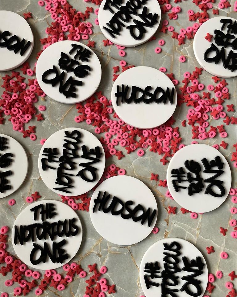 CUSTOM Cupcake Toppers/ Name Cupcake Topper/ Acrylic Cupcake Etsy