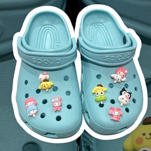 Choose your own shoe custom 5 piece charms! Kawaii Character 3D Shoe Charms!
