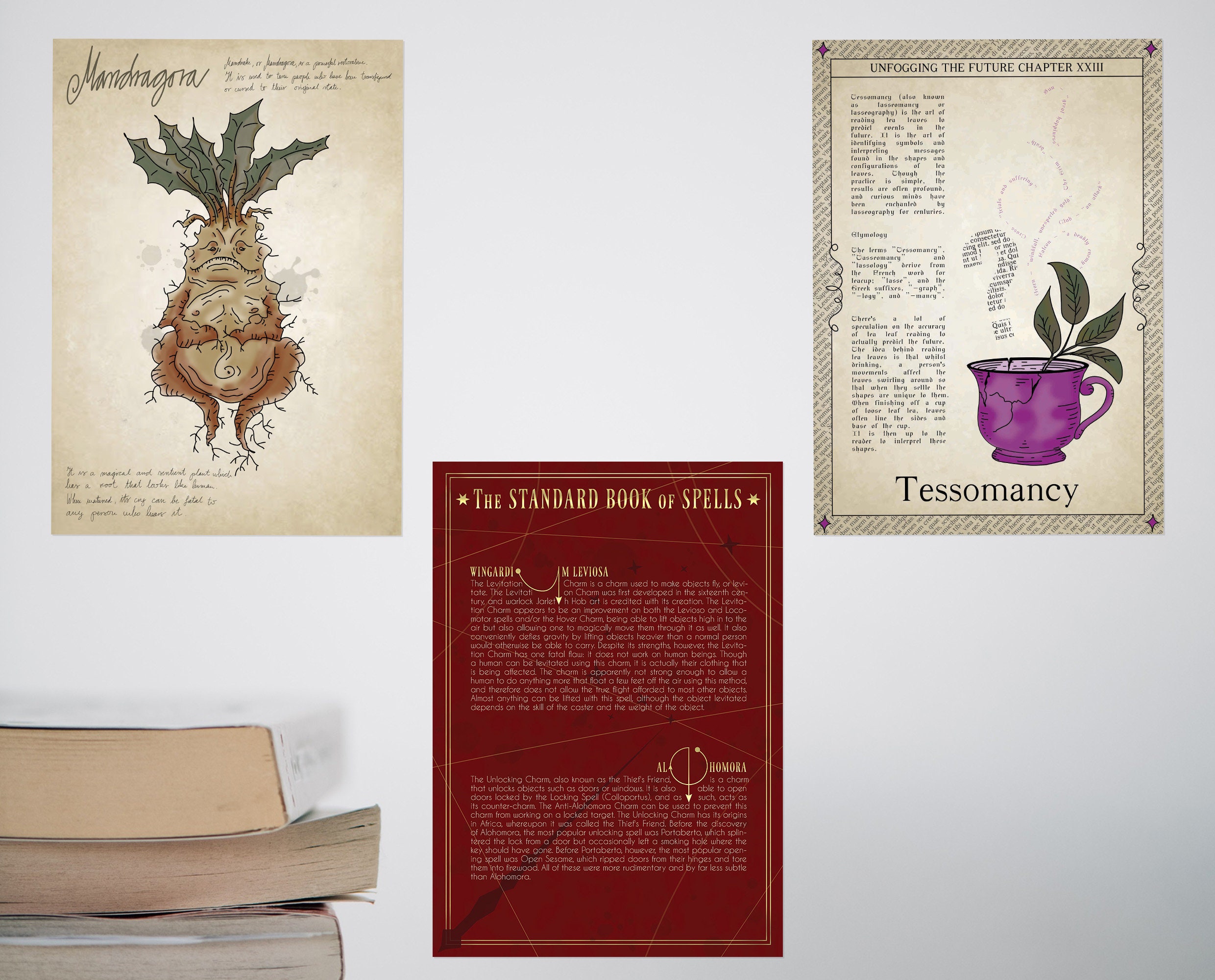 PDF Printables for Witches and Wizards Book of Spells, Tessomancy ...