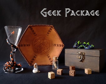 Geek Package - LARP, RPG, Dungeons and Dragons, Magic the Gathering, Gaming, Gifts for Geeks, Gifts for Gamers, Geeky, Nerdy, DnD, Fantasy