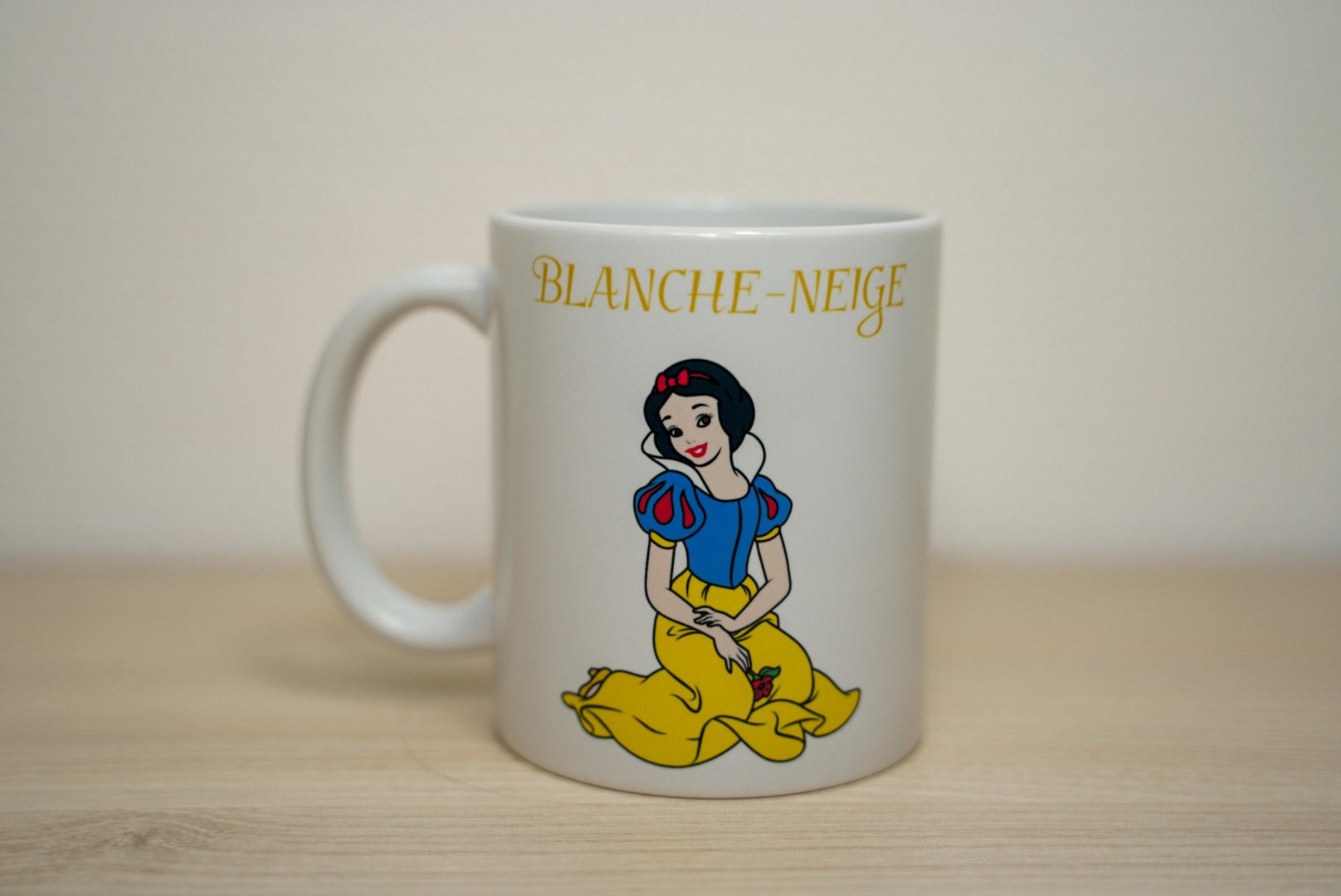 Mug Blanc, Impression Sublimation | Blanche-Neige et Les Sept Nains, Blanche-Neige...