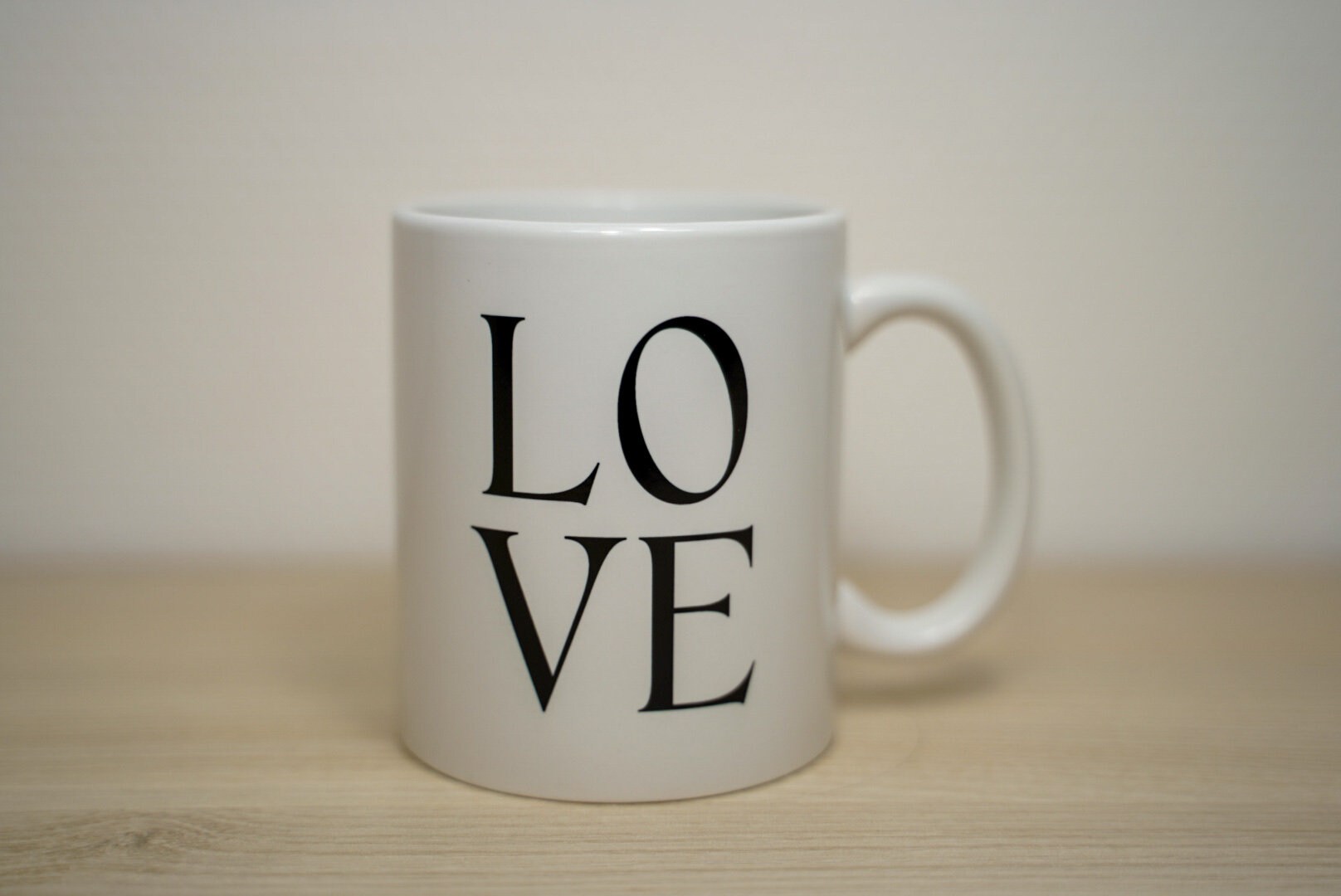 Mug Blanc et Noir, Impression Sublimation | Love...