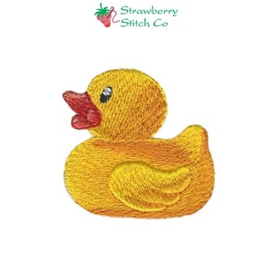 Bath Time Rubber Ducky Embroidery Design Instant Download