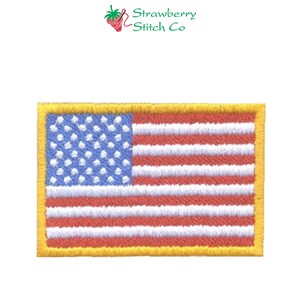 American Flag Design, Uniform Embroidery, Machine Design, Veteran's Day, 4th of July, Independence Day, Memorial Day, Digitized Design