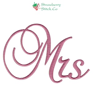 Stickstoff-Datei, Frau Script, Hochzeit Stickerei, Digitaler Download, Instant Download, Future Mrs, Embroidered Design, Machine Stickerei