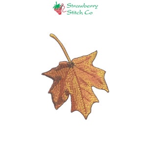 Autumn Maple Leaf Machine Embroidery Digital Download