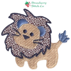 Children's Lion Embroidery Design