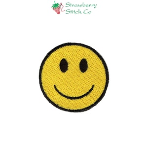 Smiley Face, Emoticon, Emoji design, Machine Embroidery, Digitized Design, Kid's Embroidery, Funny Face, Instant Download, Happy Face