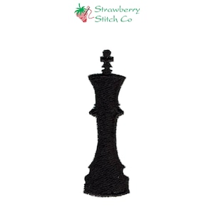 King Chess Piece, Machine Embroidery, Check Mate, Board Game, Silhouette Design, Instant Download, Master Chess, Chess Club, Game Night