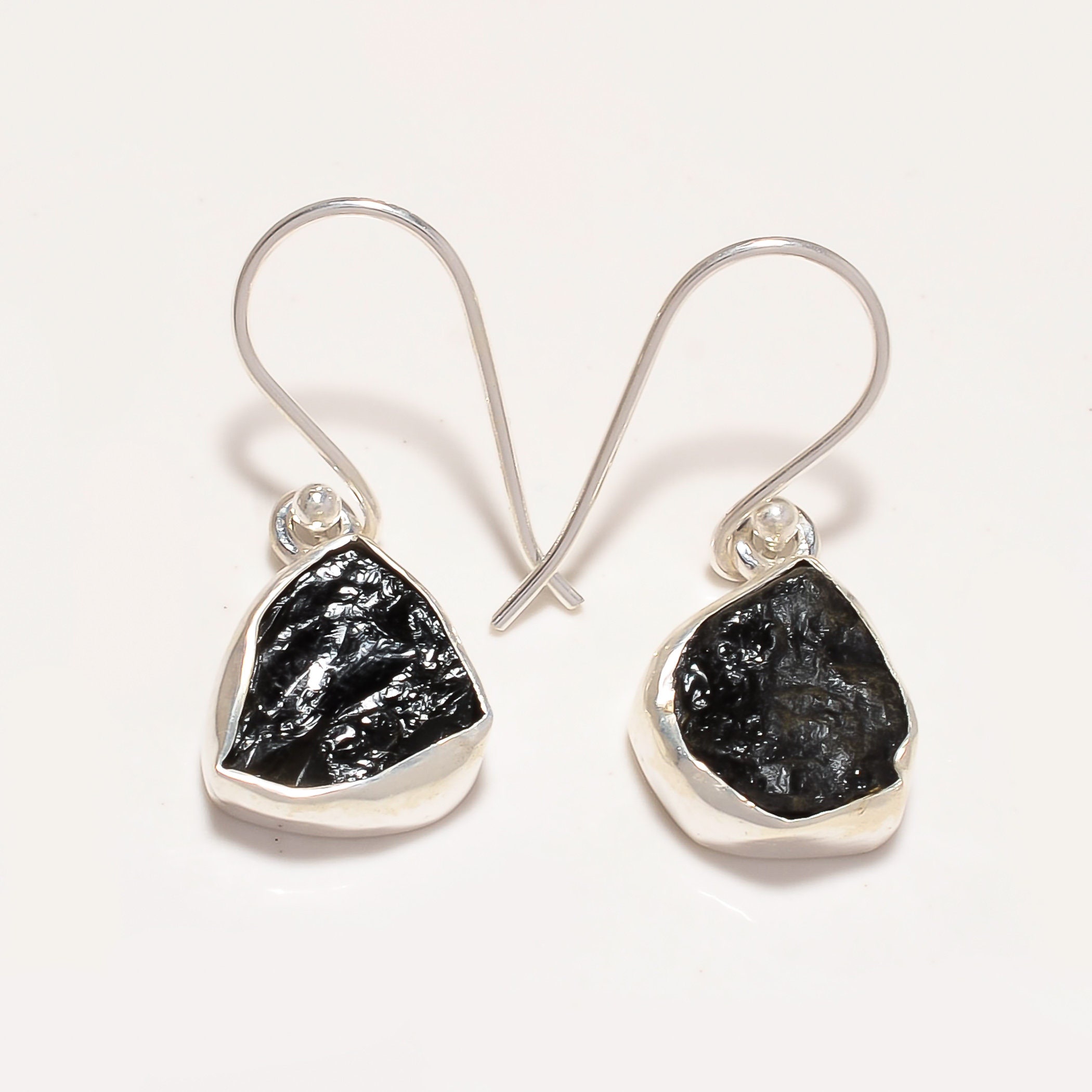 party wear silver 925 earrings handmade \u00d1atural gemstone tourmaline gift for her ethnic