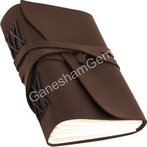 Chiusura a lucchetto, diario del Libro delle Ombre, diario Grimorio, diario in pelle vintage - diario della strega, diario vintage con carta anticata con bordo frastagliato