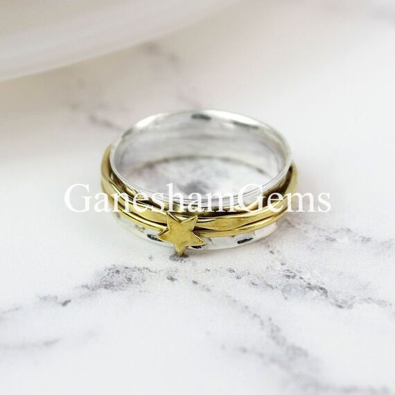 Yoga ring Designer Brass Ring Gift for her Promise Ring Engagement Band ring Yoga ring Fashion Ring Solitaire Ring
