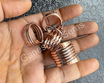 Solid Copper ring, Square Ring, Handmade ring, Pure Copper ring, Chunky Ring, Stacking Ring, Plain Spiner ring, Woman &#39;s Men Jewelry Gifts,