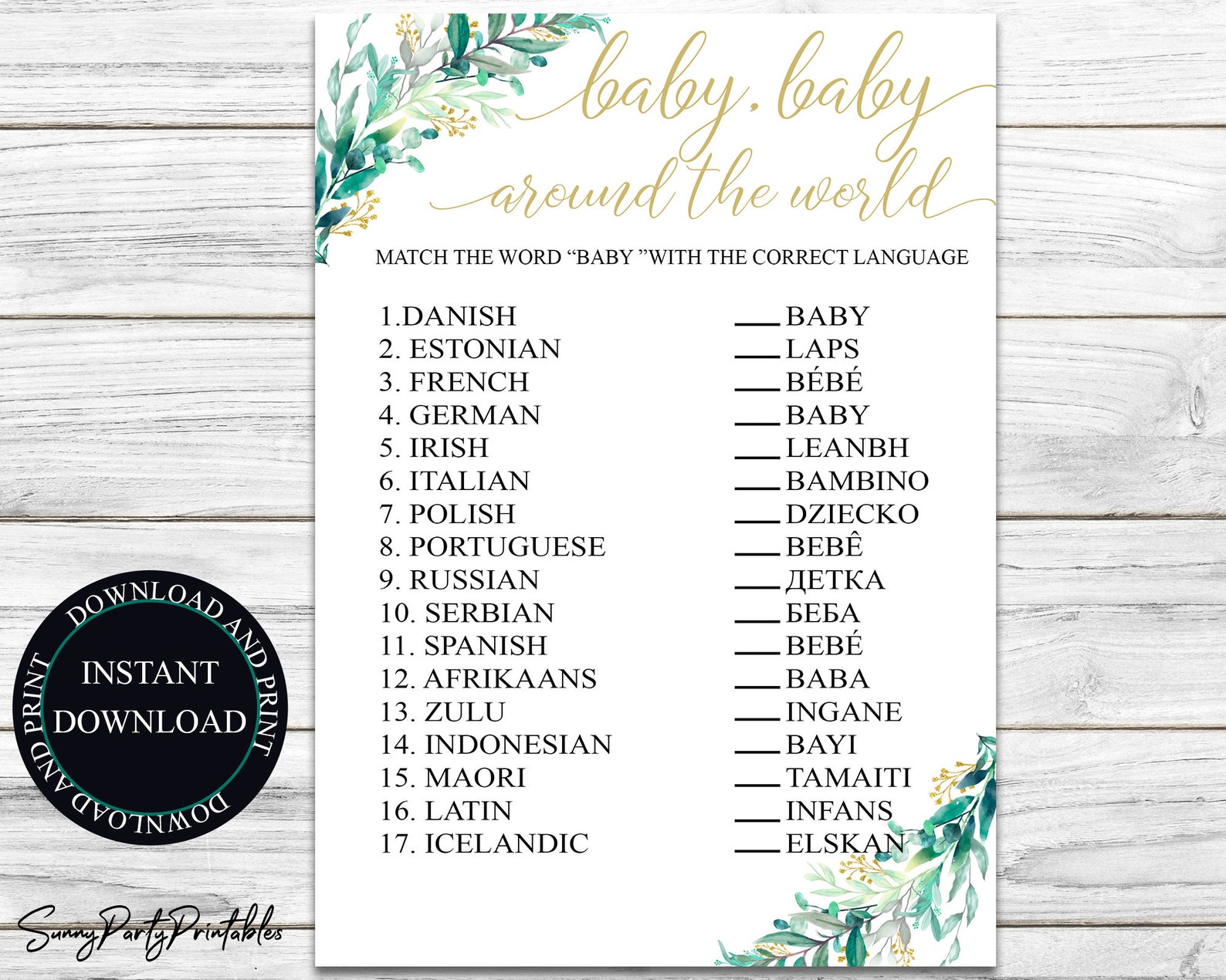 baby-around-the-world-baby-shower-games-greenery-baby-shower-game