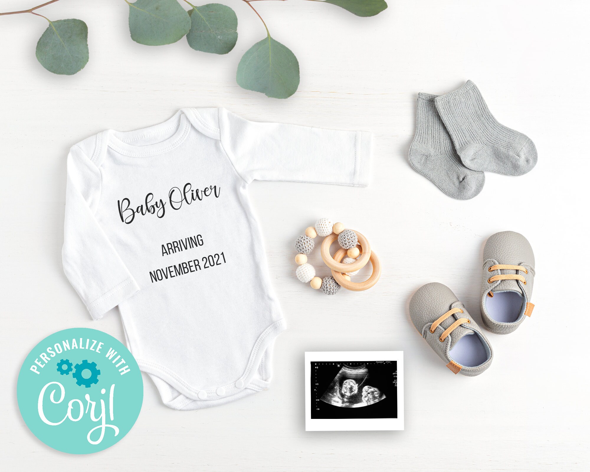 Editable Digital Pregnancy Announcement Online Editable Etsy