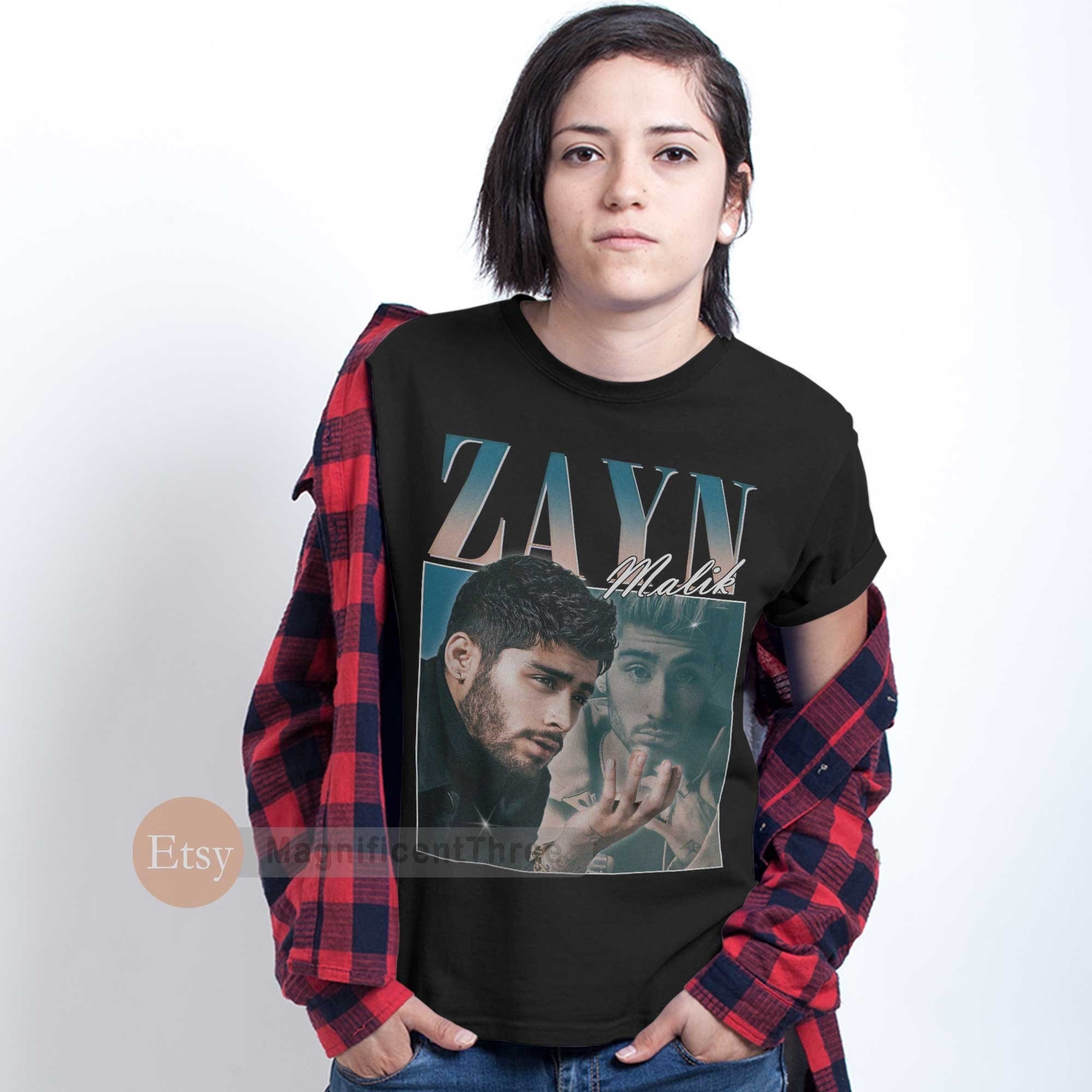 ZAYN MALIK Shirt, Vintage Zayn Malik Homage Shirt Retro 90s, - Inspire  Uplift