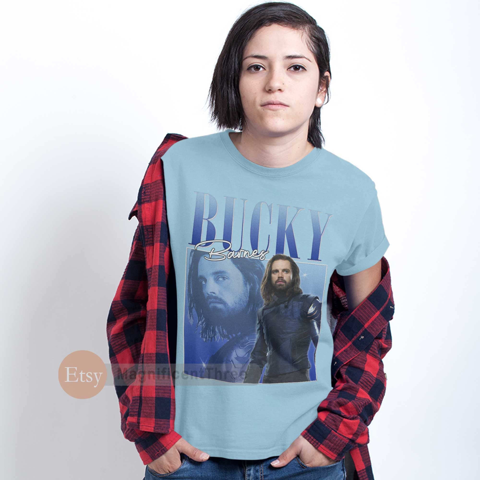 Discover Bucky Barnes shirt vintage retro design T-Shirt