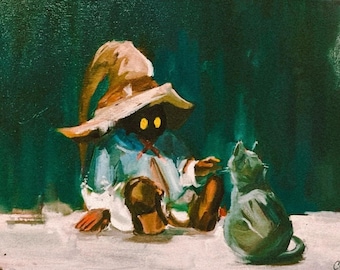 Vivi Oil Painting Print - Matte Finish,  8x10