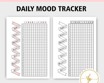 Daily and monthly mood tracker