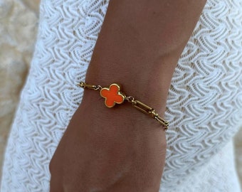 ブレスレット SURGERY surgery l clover emblem bracelet TF5D0289 SURGERY】surgery l clover emblem bracelet 14k-yellow-gold