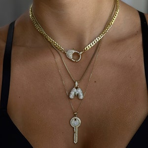 LV Lock & Key Necklace – For The Love Of Luxury