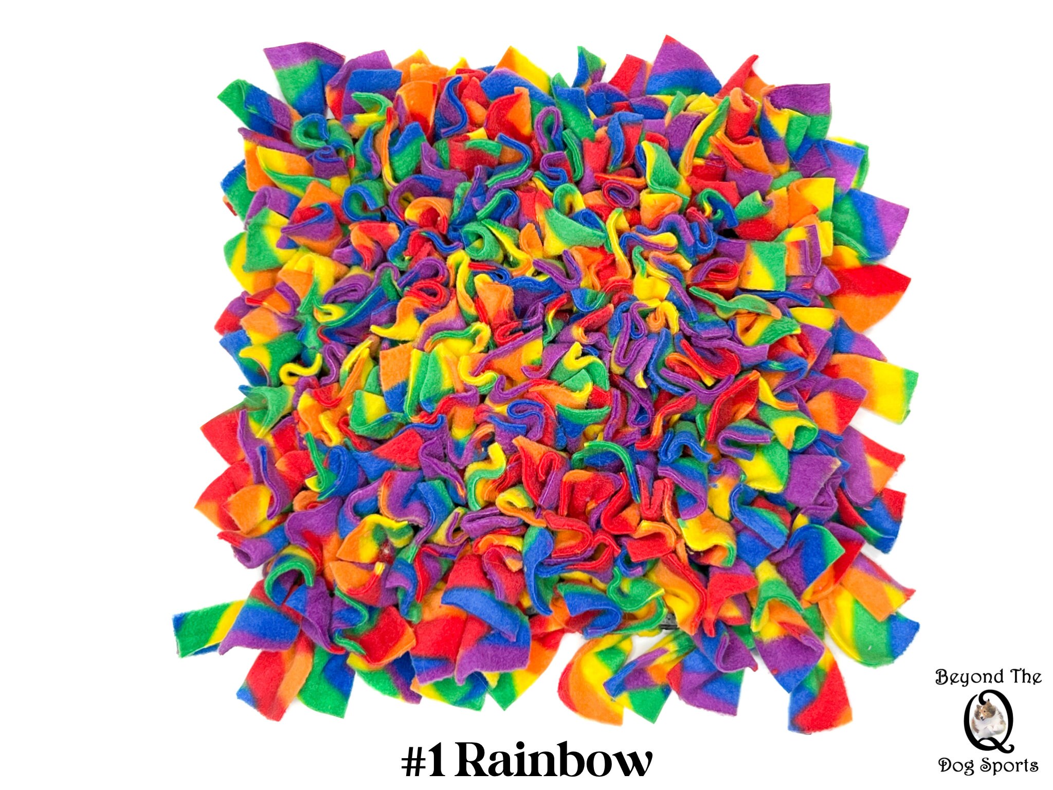 Snuffle Mat Dog Puppy Treat Puzzle Toy Regular Size 12 X 12 FREE BONUS