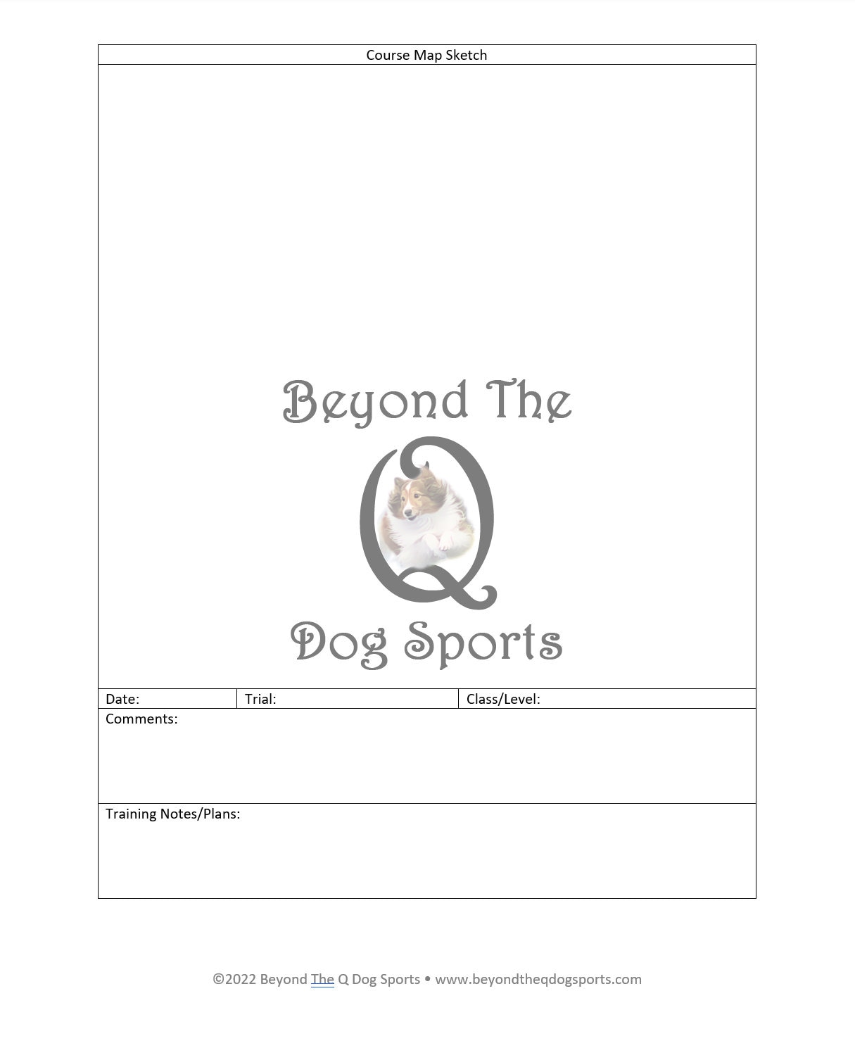 Dog Agility Competition Trial Forms Printable Pdfs General Forms Can Be