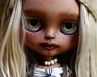 MAYA. Painted body, Custom Blythe Doll. Unique hand made doll, 1/6 tbl ooak