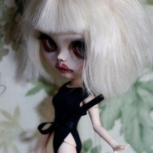 SOLD_OUT IRIS. Custom Blythe Doll, painted body. Unique hand made doll, 1/6 tbl ooak image 7