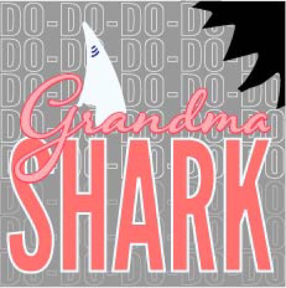 Grandma Shark Magnet by Studio R12 3x3 Gift for Grandma from Grandson or Granddaughter First Time Grandma For Refrigerator or Locker