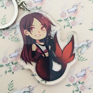 Mermaid inspired Tifa Acrylic charm