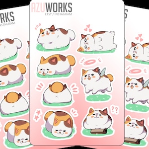 ファットキャット FFXIV キスカット ステッカーシート かわいい かわいい 日記 スクールプランナー