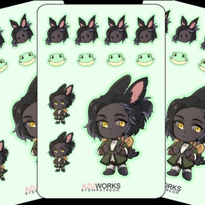 FFXIV エンドウォーカー エレンヴィル インスパイア ダイアリー スクールプランナー キスカット ステッカー