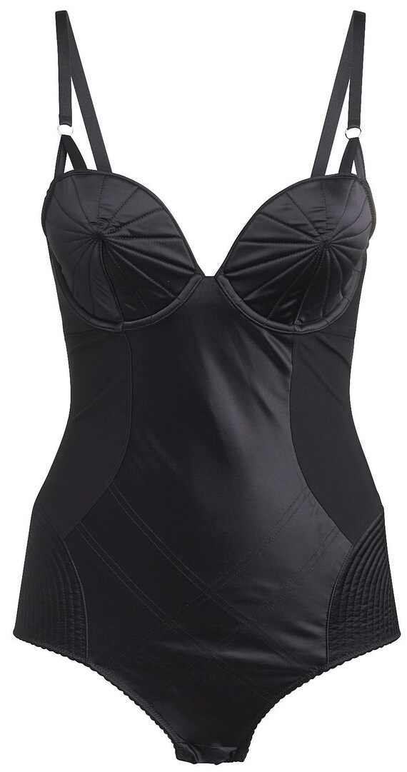 Jean Paul Gaultier x Lindex black corset body