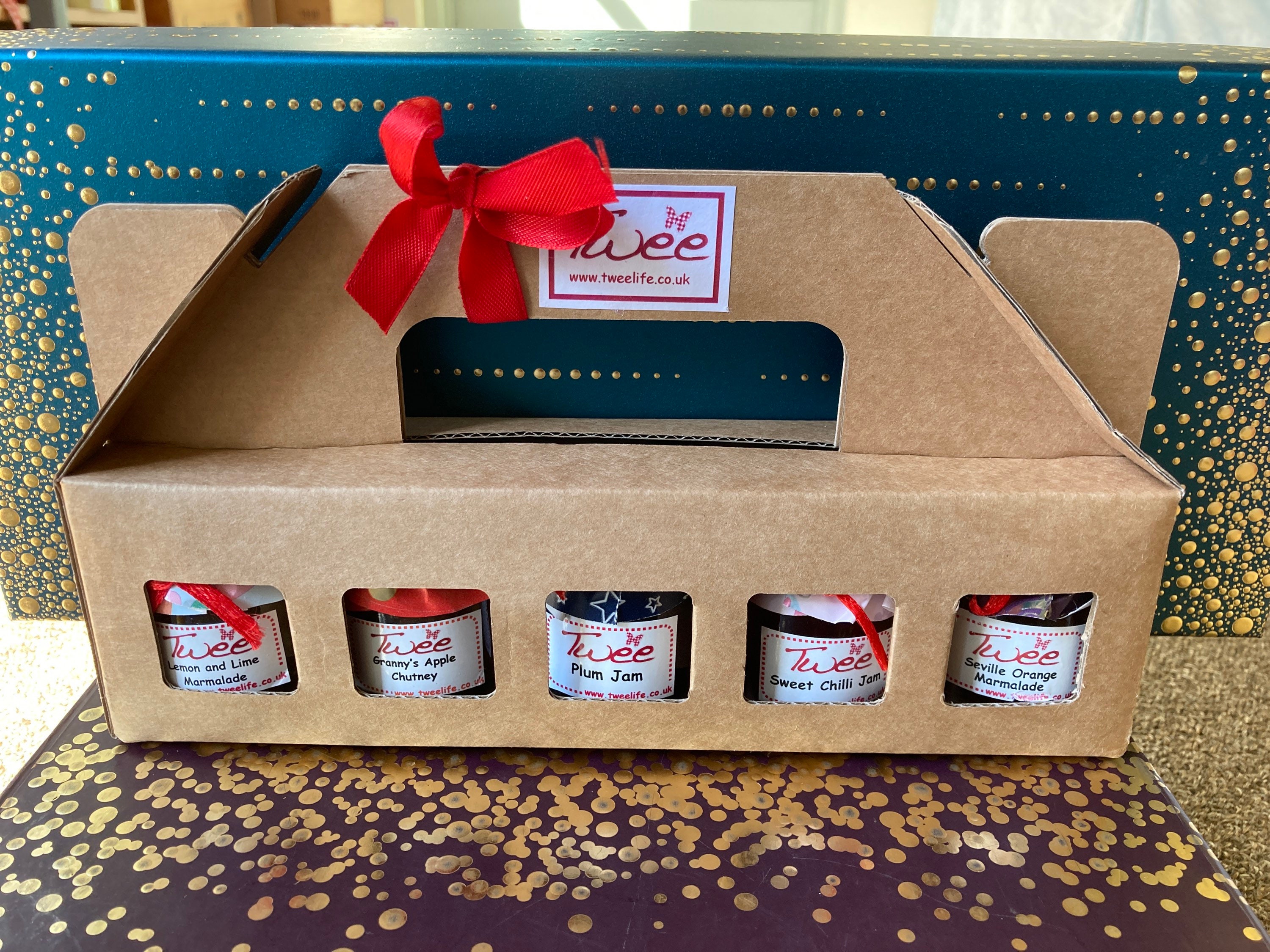 Mini Jars Gift Box Containing 5 X 45ml Jars of Homemade Etsy UK