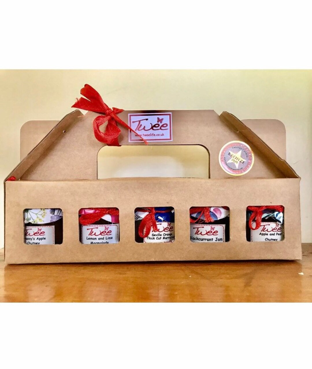 Mini Jars Gift Box Containing 5 X 45ml Jars of Homemade Etsy UK