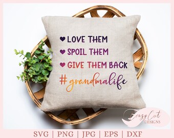 Download Grandma Pillow Svg Etsy