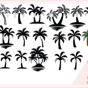 18 Palm tree svg bundle files for Cricut Palm Trees cut file | Etsy