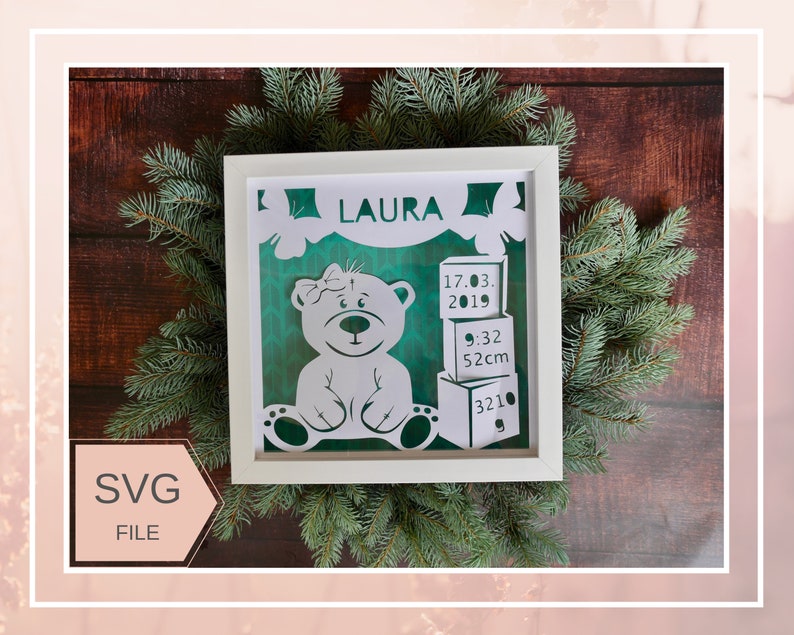 Download Baby birth announcement SVG files for Cricut Silhouette ...