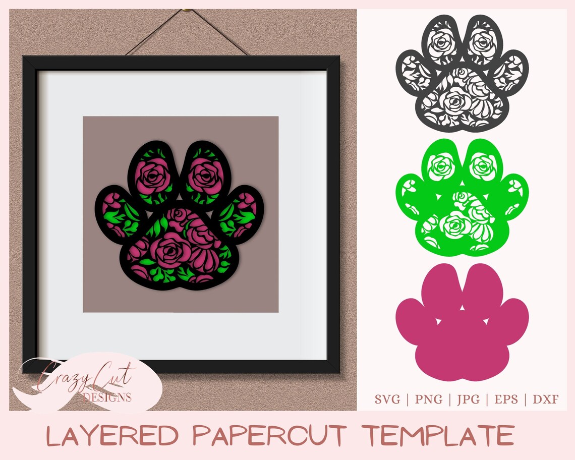 Free Free 261 Layered Mandala Paw Print SVG PNG EPS DXF File