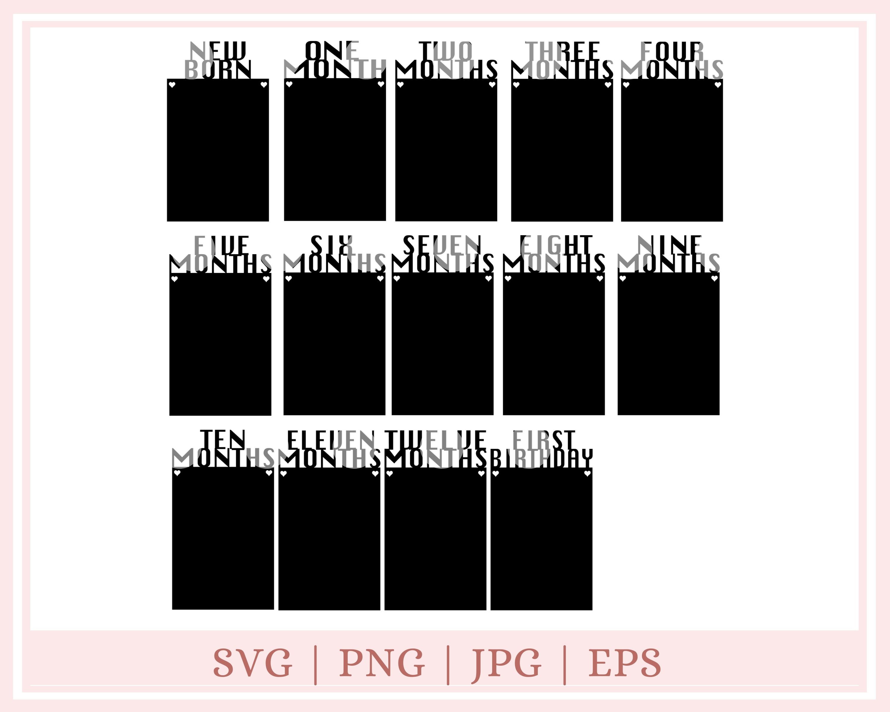 Download 1st Birthday Banner Svg Files For Cricut Silhouette Cutting Etsy