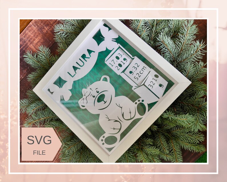 Download Baby birth announcement SVG files for Cricut Silhouette Cameo | Etsy