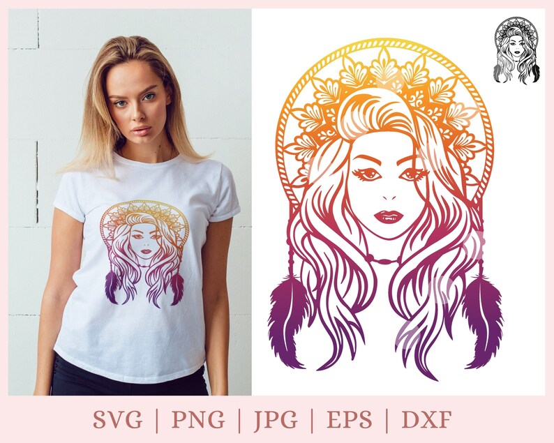 Download Native Girl Svg Woman Head Svg Dreamcatcher Indian Head Svg Girl Mandala Svg Files For Cricut Native American Svg Clip Art Art Collectibles Brainchild Net