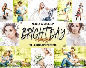 10 EVERYDAY BRIGHT Lightroom Presets, Outdoor Presets / Natural Light and Airy Preset for Instagram / Blogger Clean Presets / Spring Presets