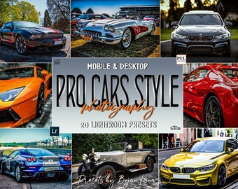 Automotive Lightroom Presets, Car Photography Filters (Mobile & Desktop)